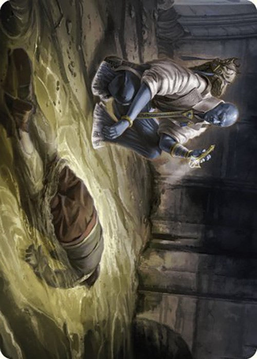 Drag the Canal Art Card [Murders at Karlov Manor Art Series] Magic: The Gathering