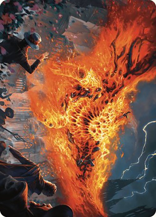 Havoc Eater Art Card [Murders at Karlov Manor Art Series] Magic: The Gathering