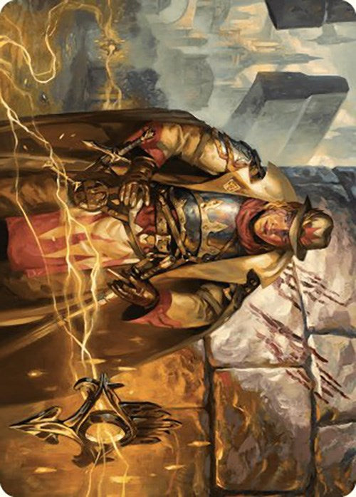 Tenth District Hero Art Card [Murders at Karlov Manor Art Series] Magic: The Gathering