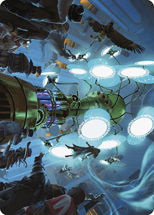 Panoptic Projektor Art Card [Murders at Karlov Manor Art Series] Magic: The Gathering