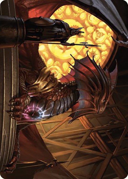 Niv-Mizzet, Guildpact Art Card (21/49) [Murders at Karlov Manor Art Series] Magic: The Gathering