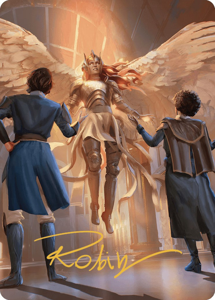 Demand Answers Art Card (Gold-Stamped Signature) [Murders at Karlov Manor Art Series] Magic: The Gathering