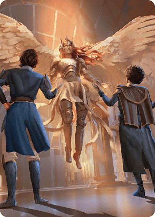 Demand Answers Art Card [Murders at Karlov Manor Art Series] Magic: The Gathering