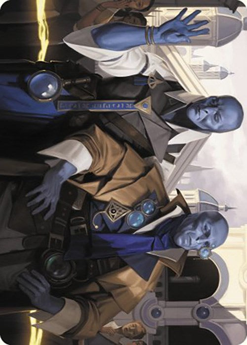 Hotshot Investigators Art Card [Murders at Karlov Manor Art Series] Magic: The Gathering