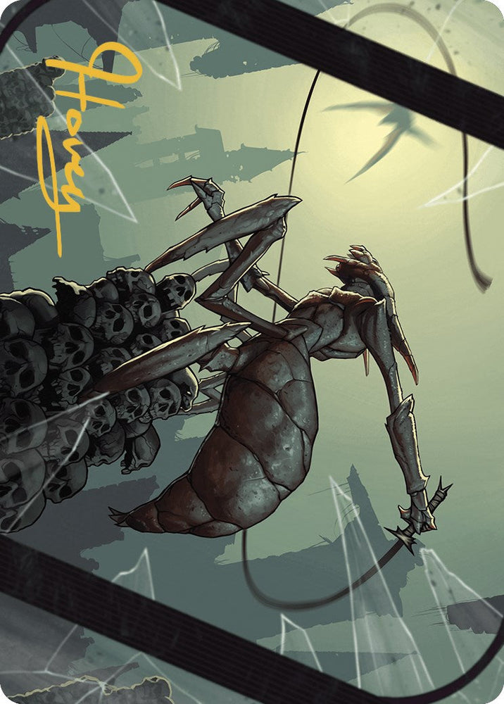 Kraul Whipcracker Art Card (Gold-Stamped Signature) [Murders at Karlov Manor Art Series] Magic: The Gathering