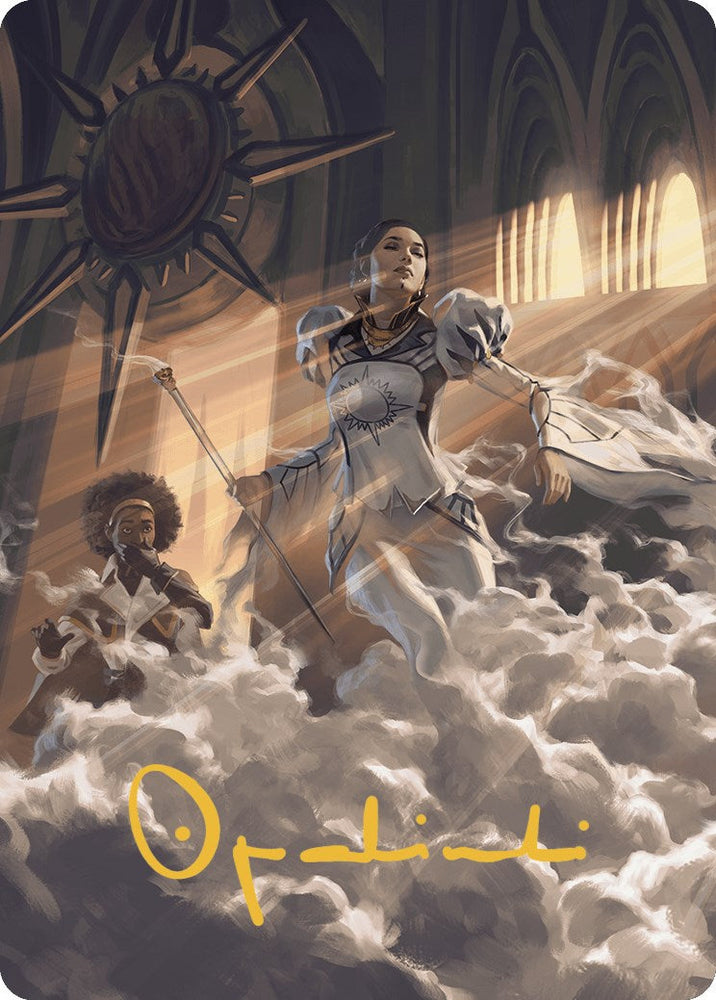 Call a Surprise Witness Art Card (Gold-Stamped Signature) [Murders at Karlov Manor Art Series] Magic: The Gathering