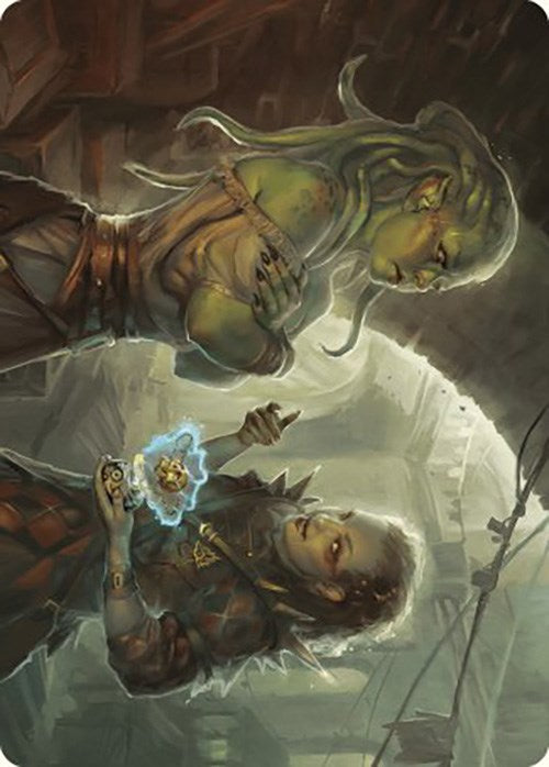 Extract a Confession Art Card [Murders at Karlov Manor Art Series] Magic: The Gathering