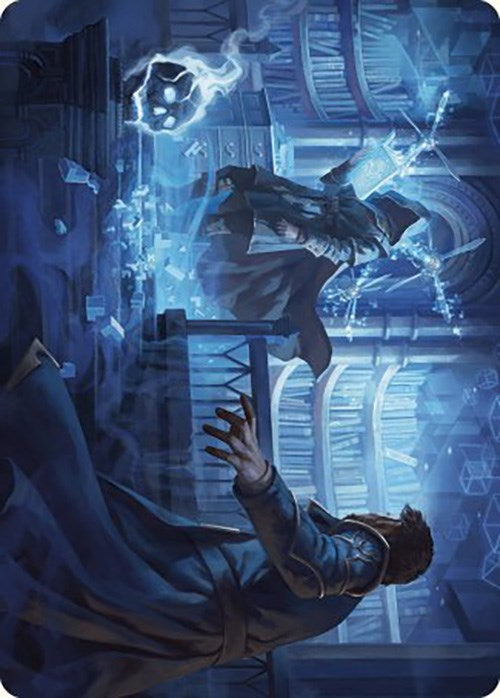 Intrude on the Mind Art Card [Murders at Karlov Manor Art Series] Magic: The Gathering