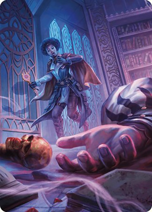 Deadly Complication Art Card [Murders at Karlov Manor Art Series] Magic: The Gathering