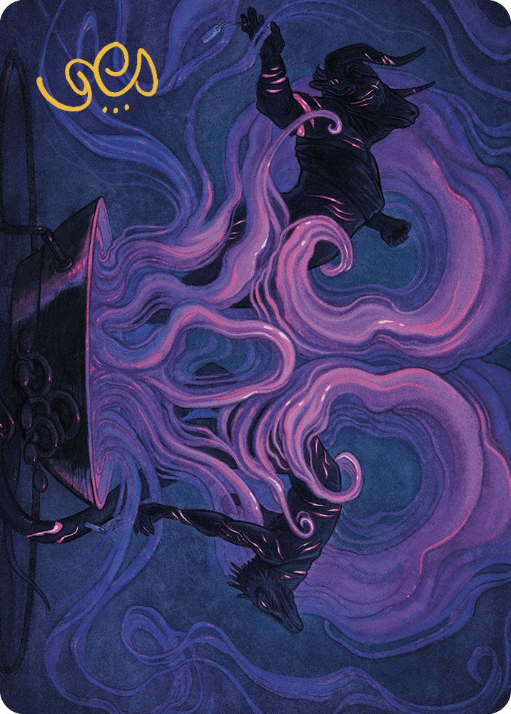 Macabre Reconstruction Art Card (Gold-Stamped Signature) [Murders at Karlov Manor Art Series] Magic: The Gathering