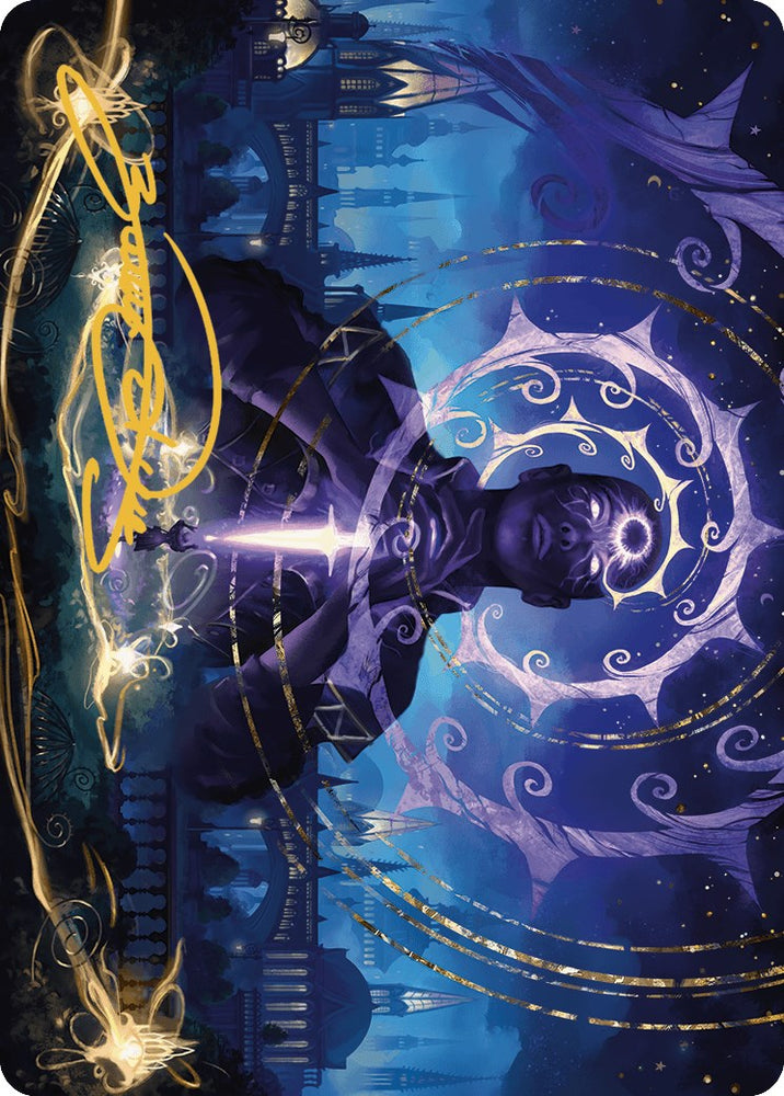 Coerced to Kill Art Card (Gold-Stamped Signature) [Murders at Karlov Manor Art Series] Magic: The Gathering