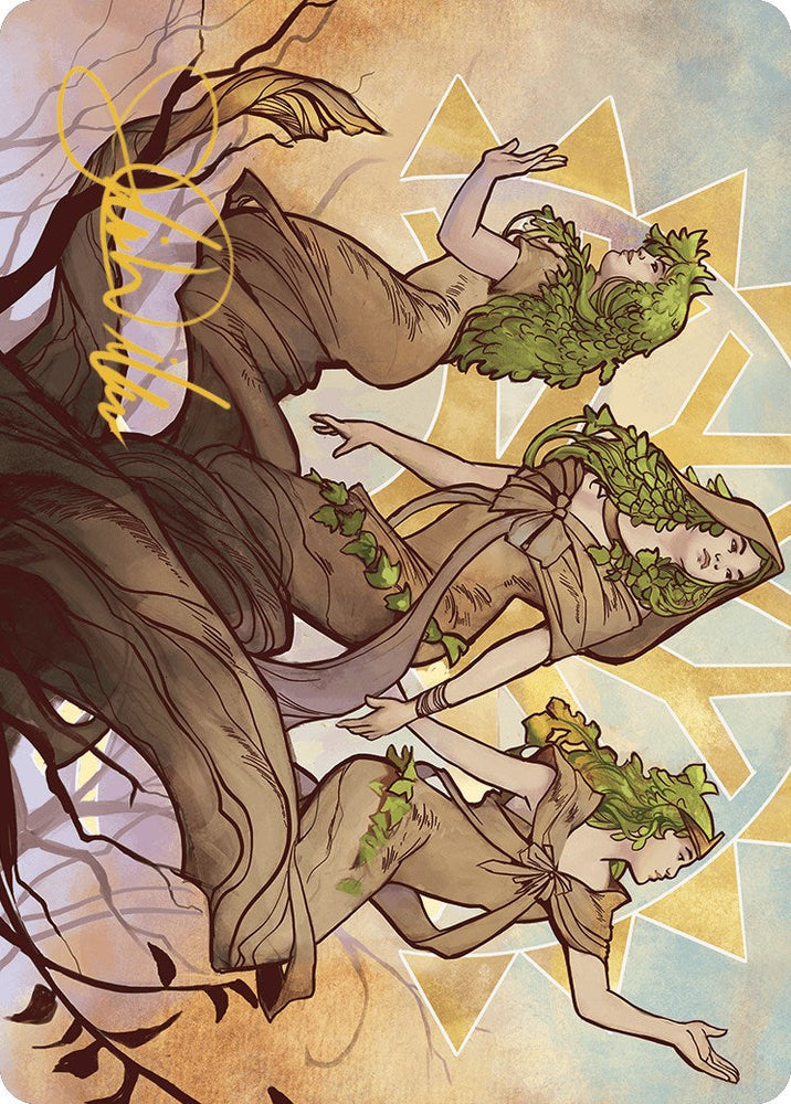 Trostani, Three Whispers Art Card (Gold-Stamped Signature) [Murders at Karlov Manor Art Series] Magic: The Gathering