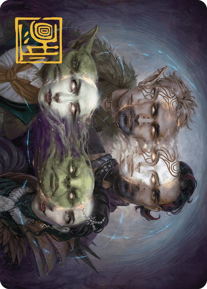 Illicit Masquerade Art Card (Gold-Stamped Signature) [Murders at Karlov Manor Art Series] Magic: The Gathering