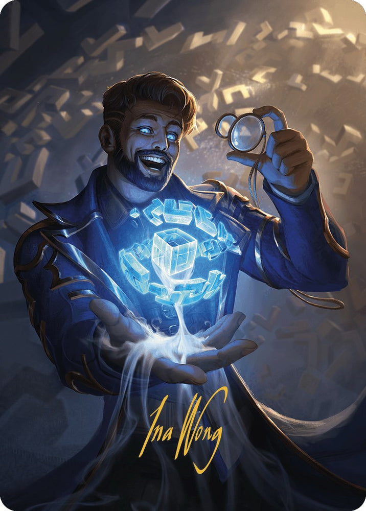 Deduce Art Card (Gold-Stamped Signature) [Murders at Karlov Manor Art Series] Magic: The Gathering