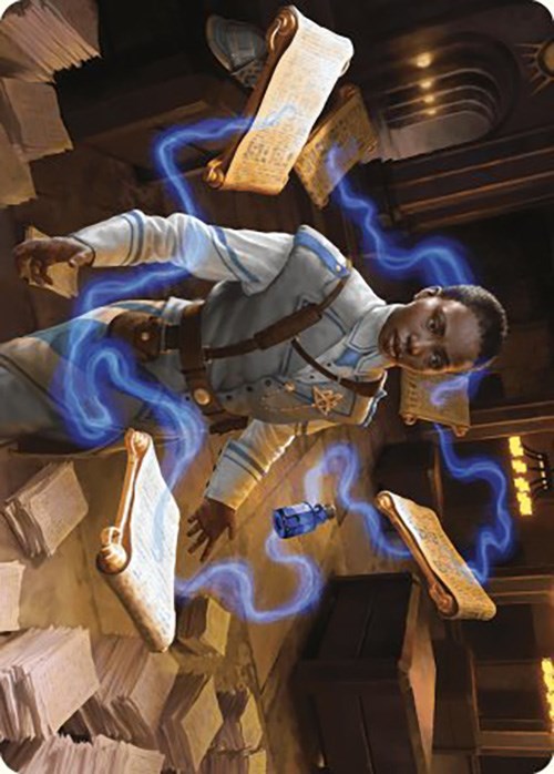 Case File Auditor Art Card [Murders at Karlov Manor Art Series] Magic: The Gathering