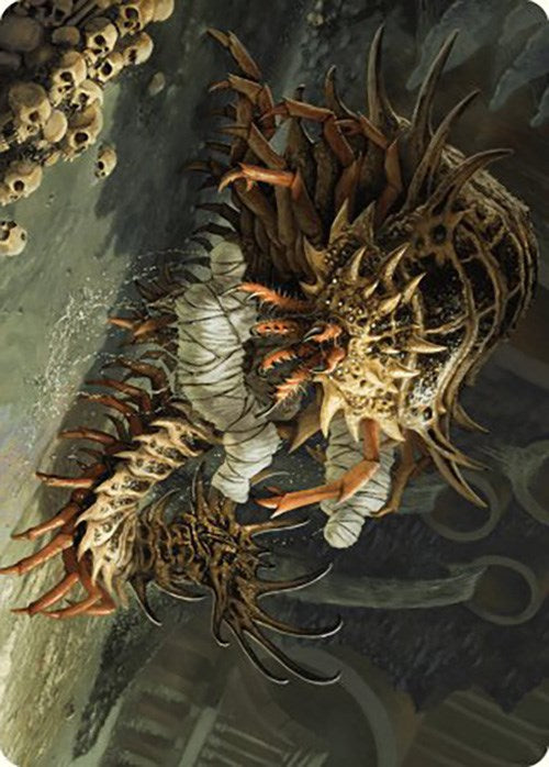 Rot Farm Mortipede Art Card [Murders at Karlov Manor Art Series] Magic: The Gathering