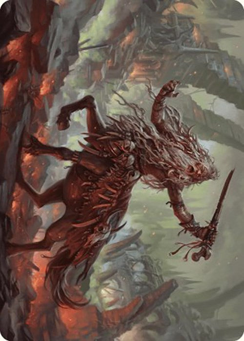 Yarus, Roar of the Old Gods Art Card (24/49) [Murders at Karlov Manor Art Series] Magic: The Gathering