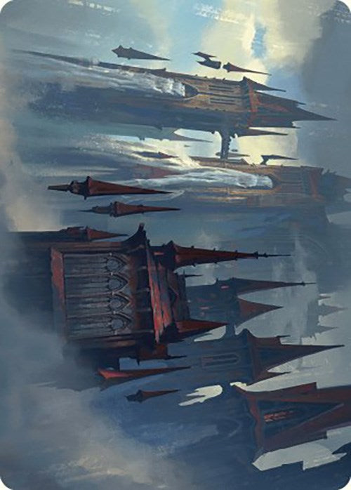 Thundering Falls Art Card [Murders at Karlov Manor Art Series] Magic: The Gathering