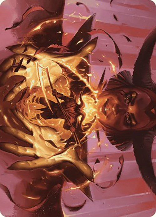 Convenient Target Art Card [Murders at Karlov Manor Art Series] Magic: The Gathering