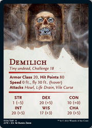 Demilich Art Card [Dungeons & Dragons: Adventures in the Forgotten Realms Art Series] Magic: The Gathering