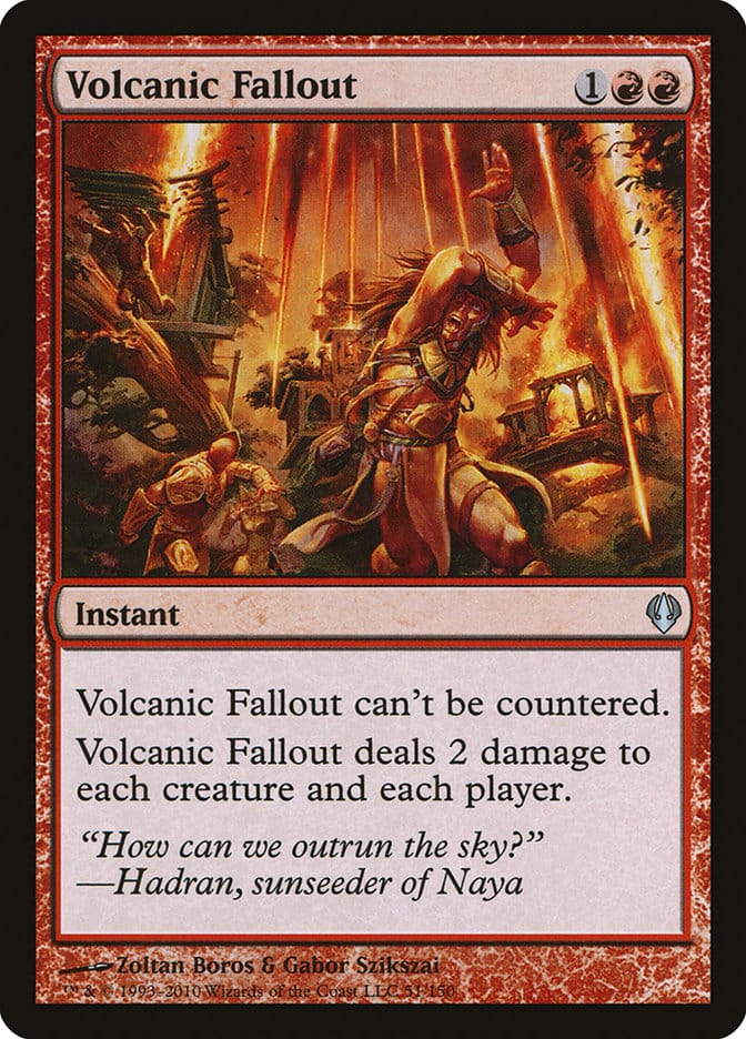 Volcanic Fallout [Archenemy] Magic: The Gathering