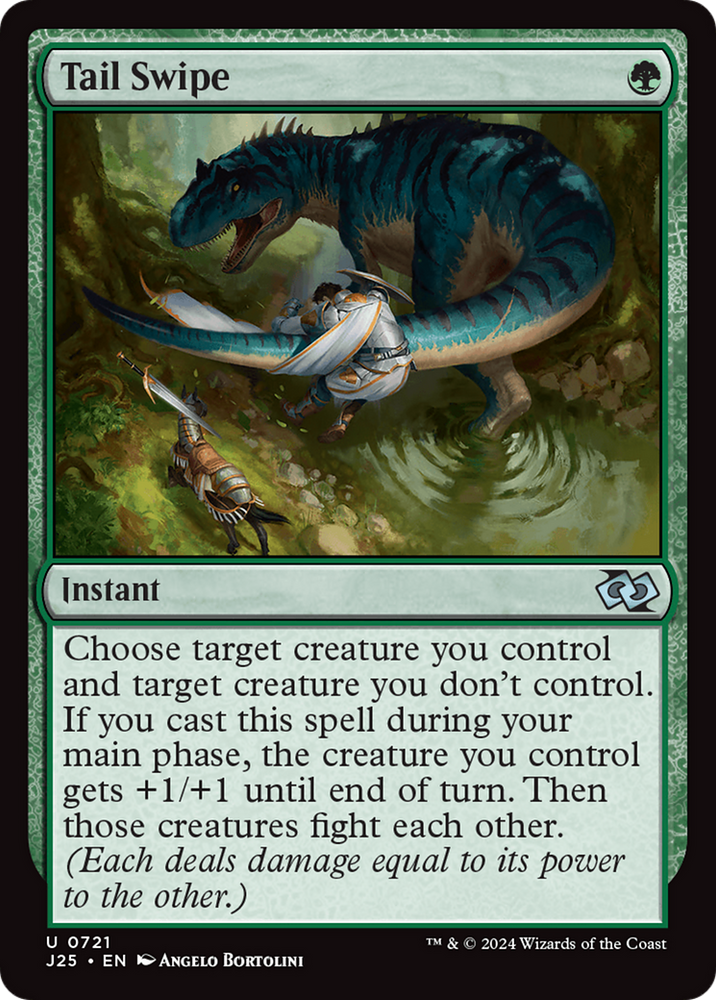 Tail Swipe [Foundations Jumpstart] Magic: The Gathering