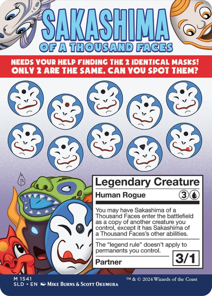 Sakashima of a Thousand Faces [Secret Lair Drop Series] Magic: The Gathering