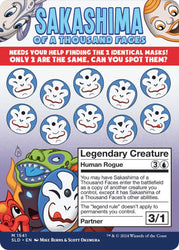 Sakashima of a Thousand Faces [Secret Lair Drop Series] Magic: The Gathering