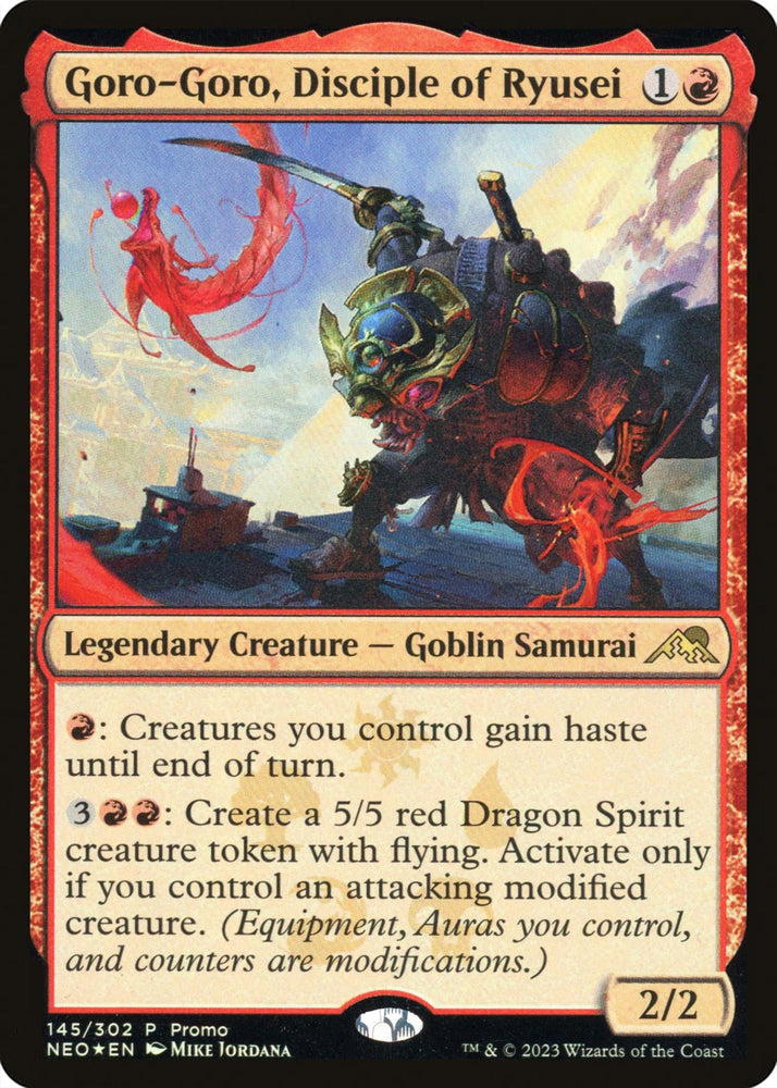Goro-Goro, Disciple of Ryusei [Media Promos] Magic: The Gathering
