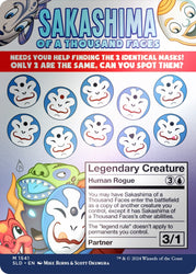 Sakashima of a Thousand Faces (Rainbow Foil) [Secret Lair Drop Series] Magic: The Gathering