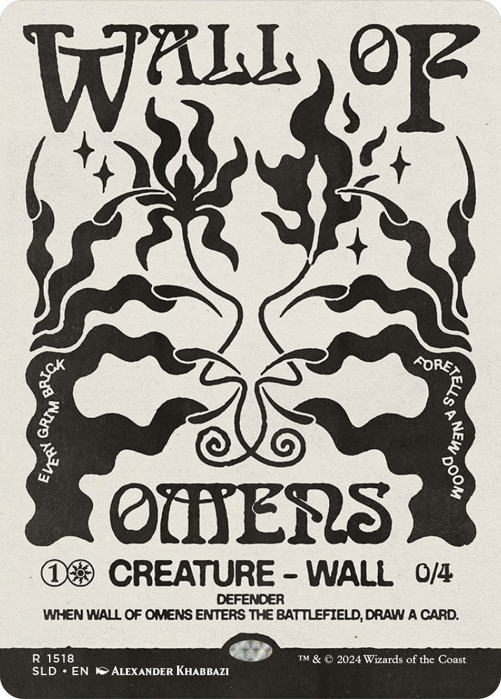 Wall of Omens [Secret Lair Drop Series] Magic: The Gathering