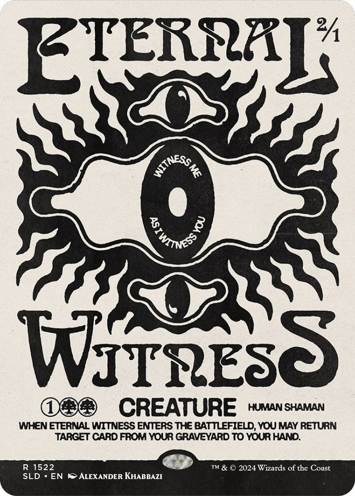 Eternal Witness (1522) [Secret Lair Drop Series] Magic: The Gathering