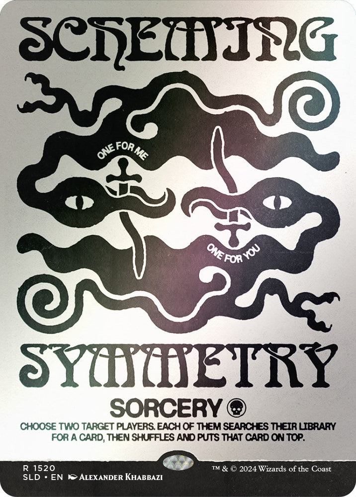 Scheming Symmetry (Rainbow Foil) [Secret Lair Drop Series] Magic: The Gathering