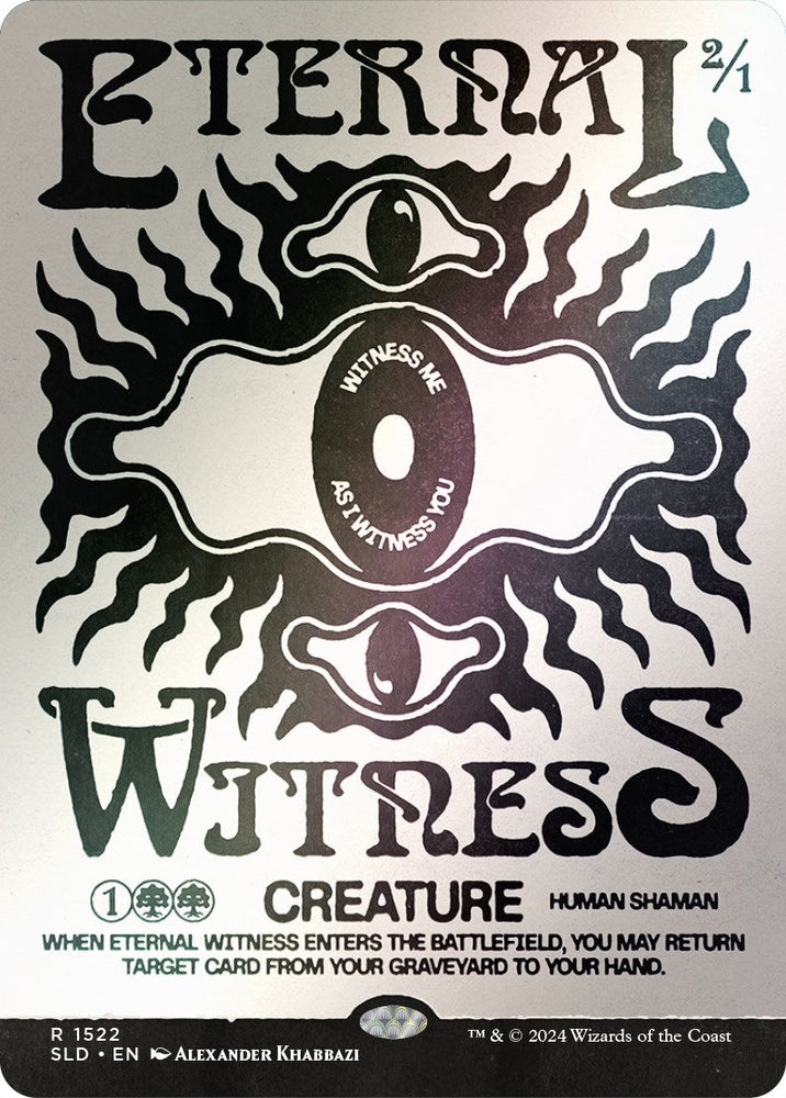 Eternal Witness (1522) (Rainbow Foil) [Secret Lair Drop Series] Magic: The Gathering
