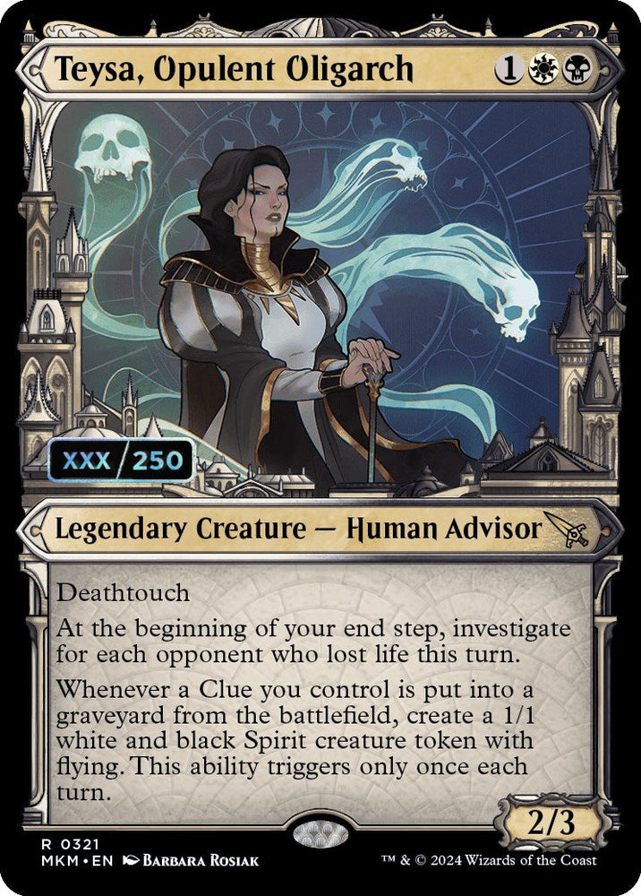 Teysa, Opulent Oligarch (Serialized) [Murders at Karlov Manor] Magic: The Gathering