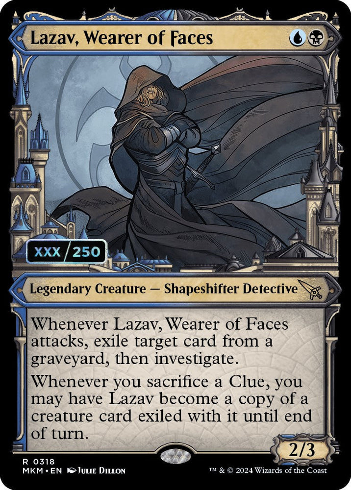Lazav, Wearer of Faces (Serialized) [Murders at Karlov Manor] Magic: The Gathering