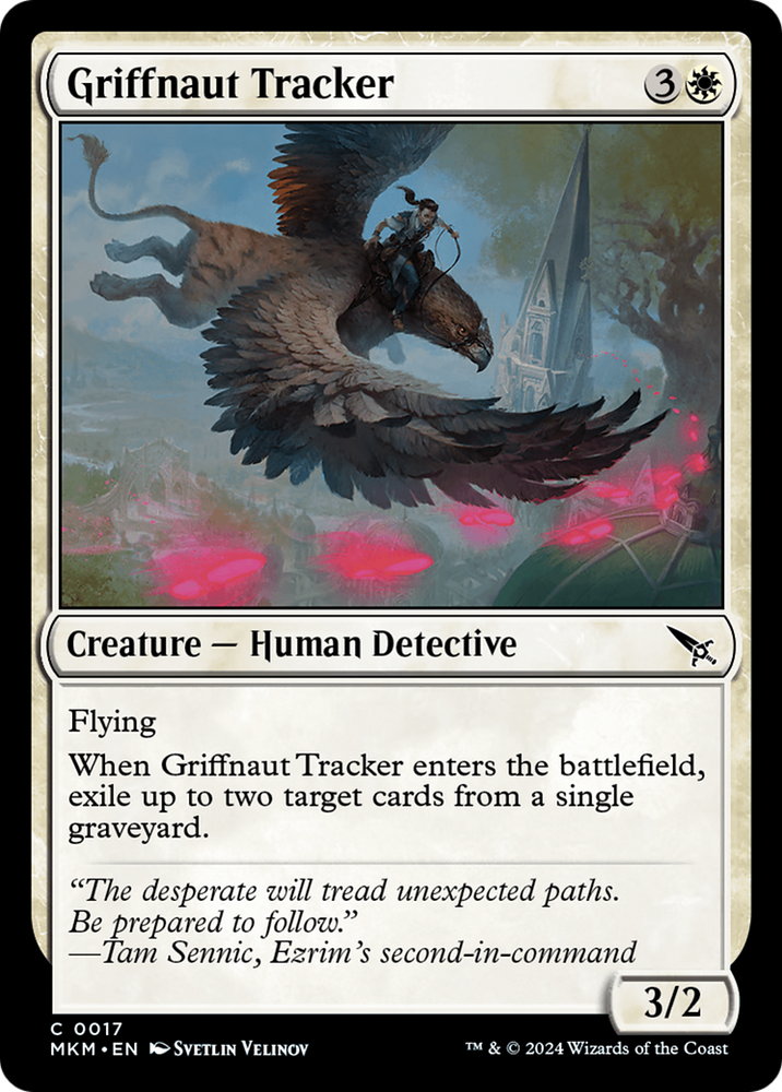 Griffnaut Tracker [Murders at Karlov Manor] Magic: The Gathering