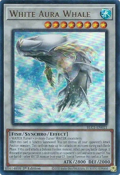 White Aura Whale [BLC1-EN011] Ultra Rare - Yugioh Cards For Your TCG Needs!