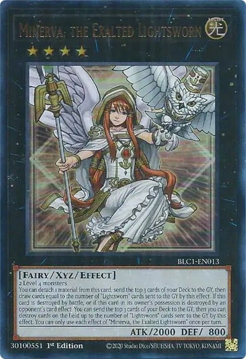Minerva, the Exalted Lightsworn [BLC1-EN013] Ultra Rare - Yugioh Cards For Your TCG Needs!