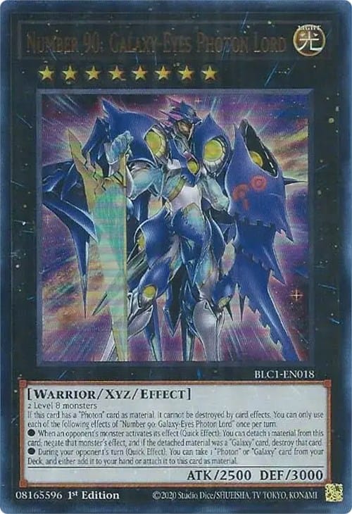 Number 90: Galaxy-Eyes Photon Lord [BLC1-EN018] Ultra Rare - Yugioh Cards For Your TCG Needs!