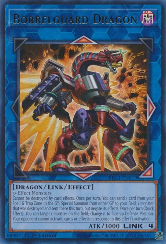 Borrelguard Dragon [BLC1-EN019] Ultra Rare - Yugioh Cards For Your TCG Needs!