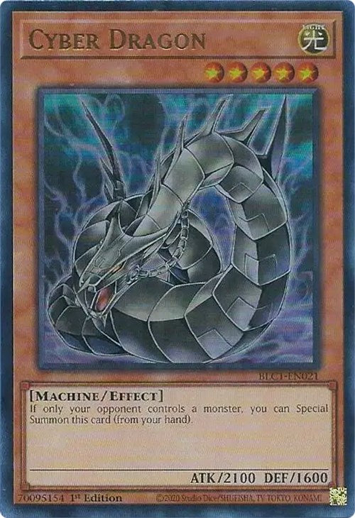 Cyber Dragon (Alternate Art) [BLC1-EN021] Ultra Rare - Yugioh Cards For Your TCG Needs!
