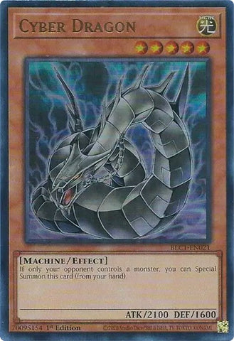 Cyber Dragon (Alternate Art) [BLC1-EN021] Ultra Rare - Yugioh Cards For Your TCG Needs!