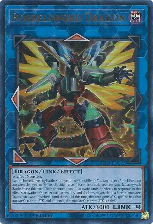 Borrelsword Dragon (Alternate Art) [BLC1-EN023] Ultra Rare - Yugioh Cards For Your TCG Needs!