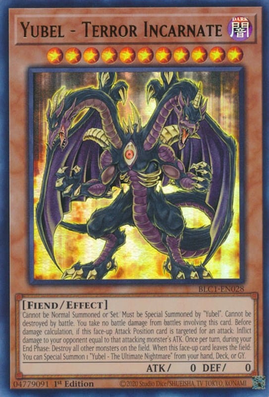 Yubel - Terror Incarnate [BLC1-EN028] Ultra Rare - Yugioh Cards For Your TCG Needs!