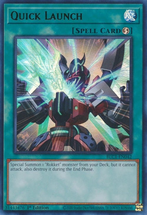 Quick Launch [BLC1-EN042] Ultra Rare - Yugioh Cards For Your TCG Needs!
