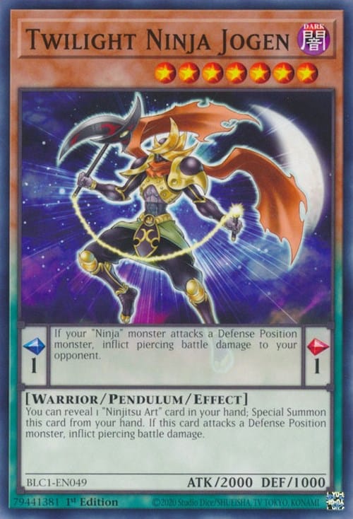 Twilight Ninja Jogen [BLC1-EN049] Common - Yugioh Cards For Your TCG Needs!