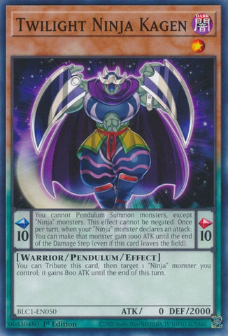 Twilight Ninja Kagen [BLC1-EN050] Common - Yugioh Cards For Your TCG Needs!