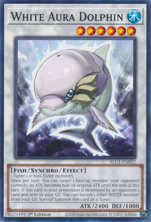 White Aura Dolphin [BLC1-EN052] Common - Yugioh Cards For Your TCG Needs!
