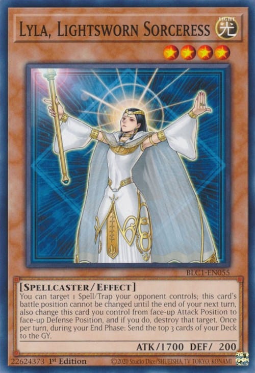 Lyla, Lightsworn Sorceress [BLC1-EN055] Common - Yugioh Cards For Your TCG Needs!